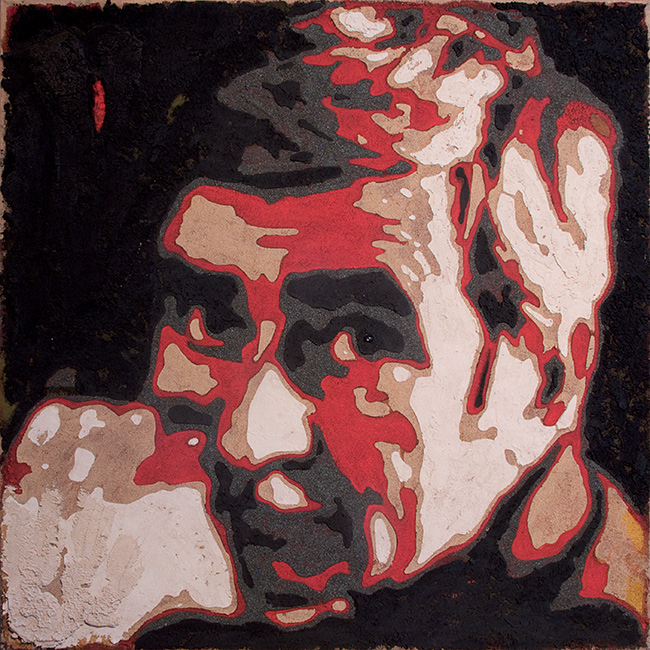 ALBERTO BURRI, Fresco by Fabrizio Ruggiero