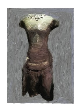 FEMALE TORSO 08
Hand made paper cm. 76x56 print cm 56x66 Edition of 6