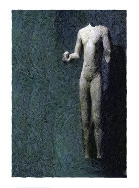MALE TORSO 12
Hand made paper cm. 76x56 print cm 56x66 Edition of 6
