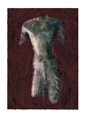 MALE TORSO 02
Hand made paper cm. 76x56 print cm 56x66 Edition of 6